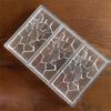 Eye-catching Chocolate Mold Smooth Wall PC Crack Style Exquisite Baking Mould for Home