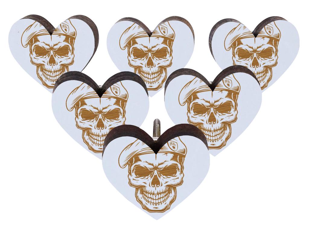 IBA Indianbeautifulart Brown Engraved Knobs Wooden Cupboard Door Knobs Pull Handle Pack of