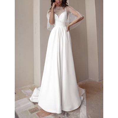 Spring Summer New Women's Long Dress, European American Sexy Pearl Spaghetti Strap Sleeveless Evening Party Gown