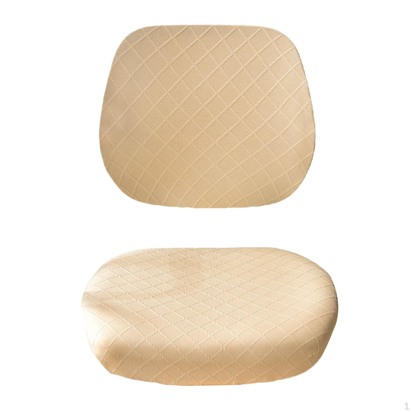 Домашняя поворотная накидка на сиденье чехол стирается в машине легко снимается для учебы офиса Check Jacquard Beige 990₽