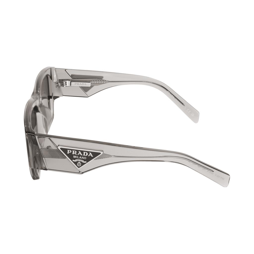 Prada Logo Design Square Sunglasses Unisex Sunglasses Gray PR10ZF16Z70B55