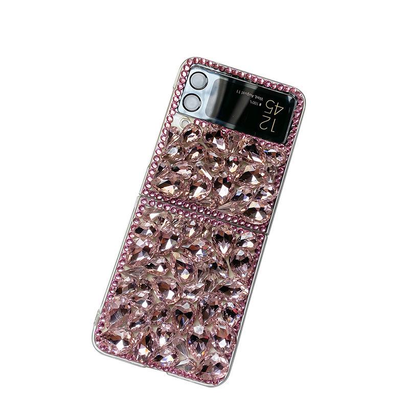 For Samsung Flod6 Rhinestone Phone Case for Samsung ZFlip7 Luxury High-end Women’s Folding Ins Niche