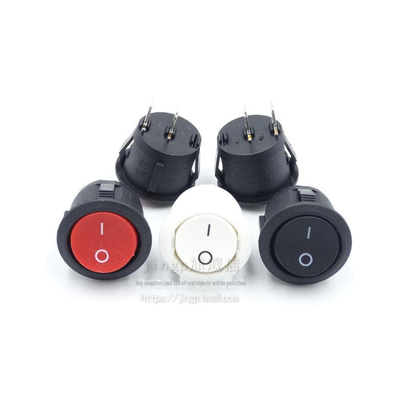 KCD1-105 Round 20mm Two-Pin Two-Speed Boat Switch, 6A 250V