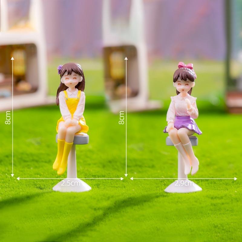 Micro-landscapeBest Friend Girl Doll, Decorative AccessoriesOffice Desk Car-mounted Central Control Small Ornaments