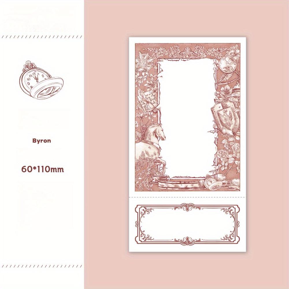 40 Pages Series Retro Story Notes European Retro Theme Notebook DIY Decorative Base Card Paper