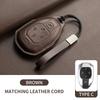 Leather Car Remote Key Case Cover for GAC Trumpchi GS3 GS4 GS5 GM8 GA3 GA4 GA6 SGS7 Empow J11 J12 J13 Car Key Fob Shell Keychain