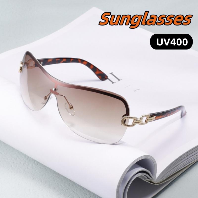 Happy Adults Toys Men's Fashionable Personality One-Piece Sunglasses For Wo Sports Comfortable Ultraviolet-Proof Street Photography Uv400 Glasses