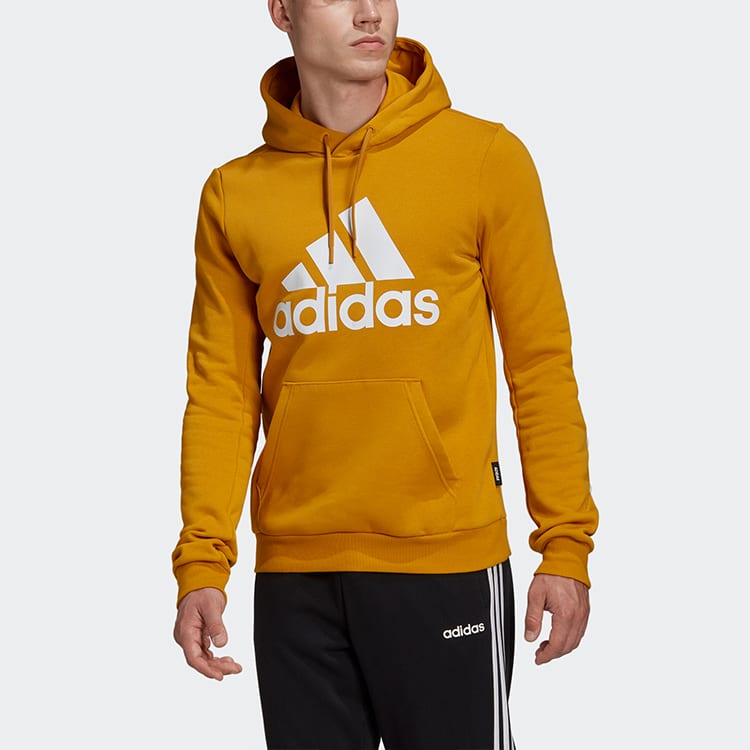 Adidas Sweatshirts Men's Gold Hooded Moderate Regular FR6609