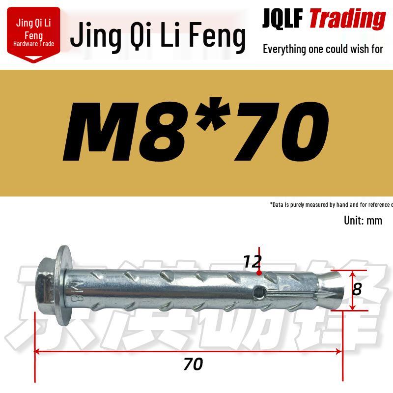 Hexagonal Internal Expansion Anchor for Hollow Foam Bricks - Fish Scale Wall Bolt