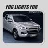 Fog Light Set for Isuzu MU-X 2020-2022 Models: Headlight Bumper Lights & Daytime Running Lights