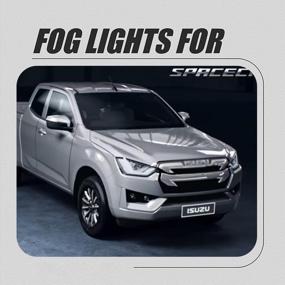 Fog Light Set for Isuzu MU-X 2020-2022 Models: Headlight Bumper Lights & Daytime Running Lights