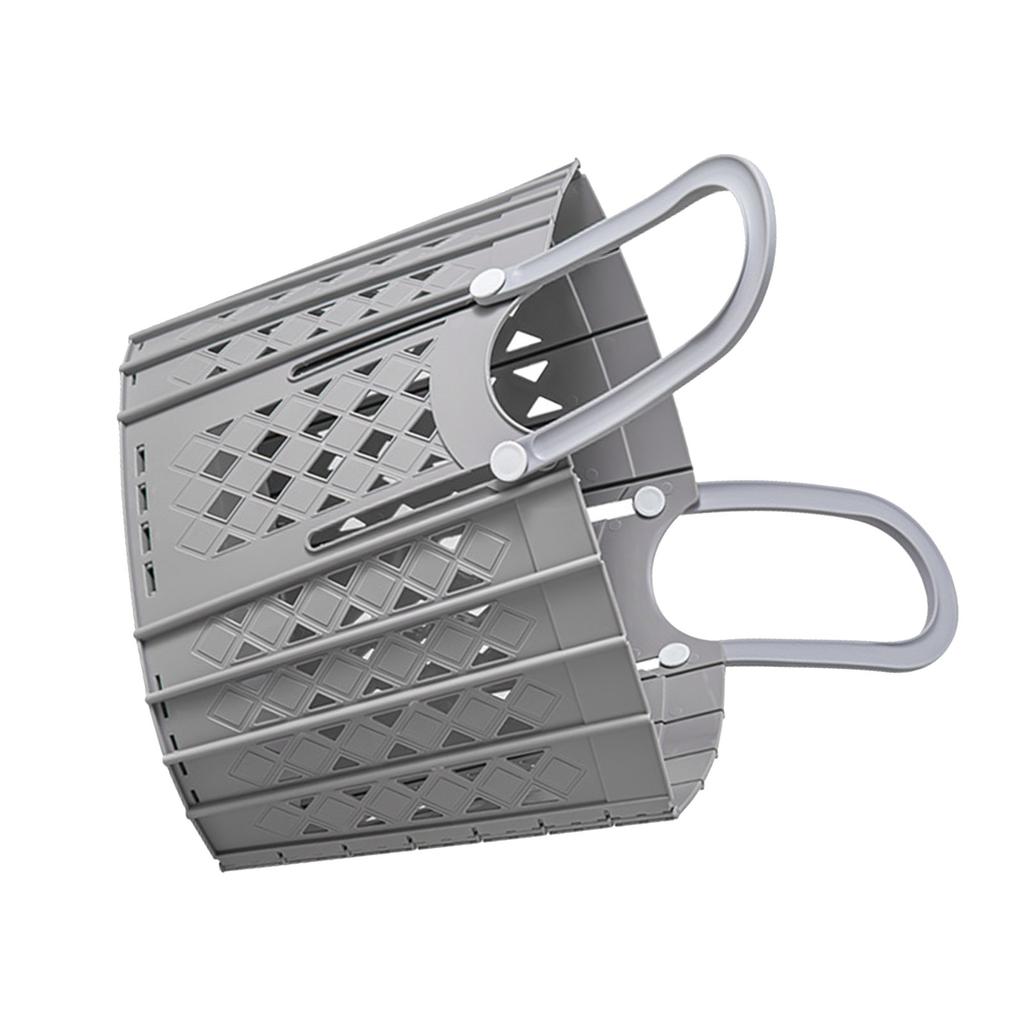 Laundry Basket Multifunction Plastic Foldable Clothes Hamper with Handles for Home Bathroom