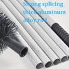 Expandable Rain Gutter Cleaner With Fast Release Mechanism For Easy Assembly Storage And SpiderWebs Removal Tasks