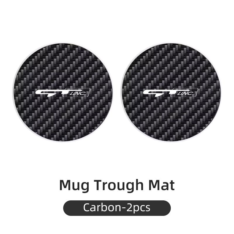 Car Water Coaster Console Mug Drink Non-Slip Pad Mute Mat For KIA GT Line Forte Seltos K5 Sportage Ceed Soul Cerato Sedona Forte
