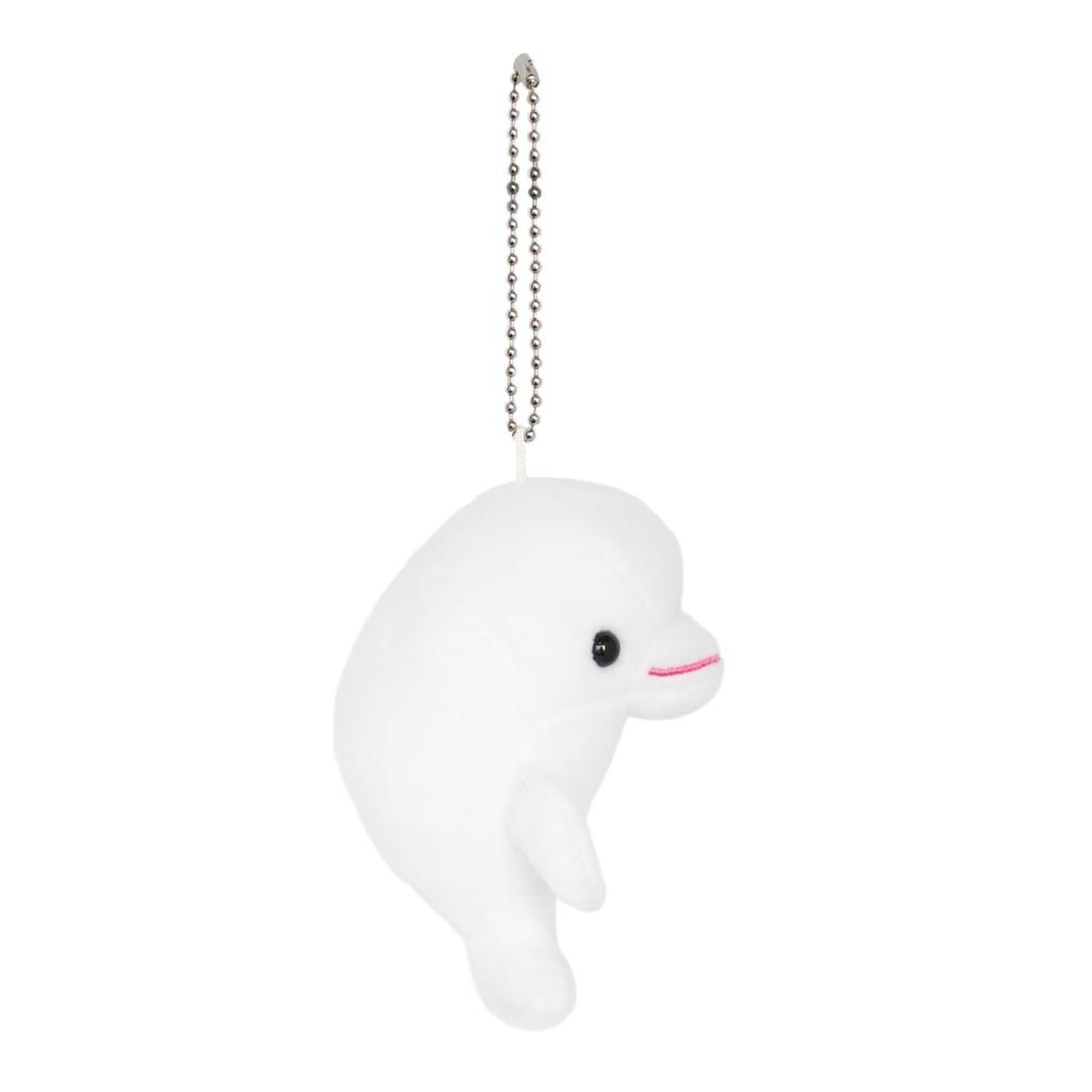 [Aqua] Plush Toy Marine Anywhere Friends Keychain Beluga Whale 00080079