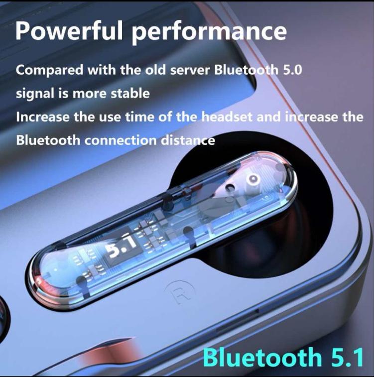 2025 Neue TWS Bluetooth 5.1 Kopfhörer 3500mAh Ladebox Kabellose Kopfhörer 9D Stereo Sport Wasserdichte Ohrhörer Headsets HFl Stereo lPX7