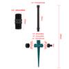 15 Types Garden Sprinkler Head Bracket 1/2" 3/4" Threaded Ground Inserted Nozzle Holder Lawn Irrigation Sprinkler Extension Rod