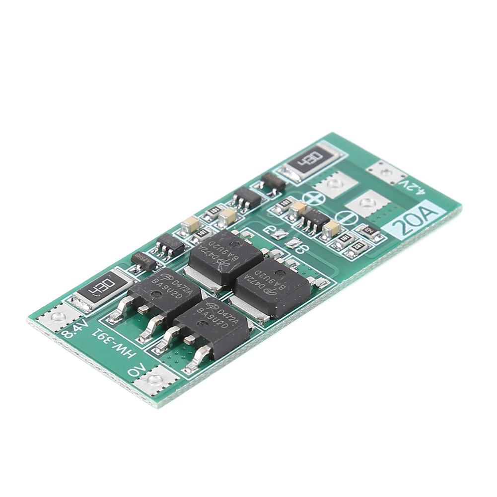 

2S 20A BMS 7.4V DC 8.4-9V 18650 Lithium Battery Protection Board Cell Module Li-ion Battery Charger Module Protection Board