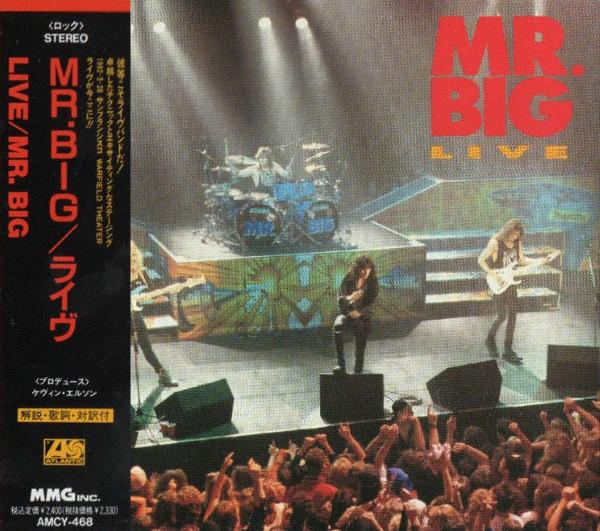 CD MR BIG  LIVE AMCY468 Atlantic 1992 Япония ObiRock Б/у