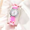 Children's Cartoon Cute Bunny Quartz Silicone Watch Elementary School Girls Boys Children's Watch 3D Silicone Strap