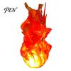 Safe Artificial Fireball Floating Prop, LED Glowing Flame Halloween Handheld Prop for Cosplay, Lightweight Battery Powered Stage Light Party