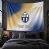 Personalized Tapestry Wall Hanging FC Zürich Pattern Art Background Cloth
