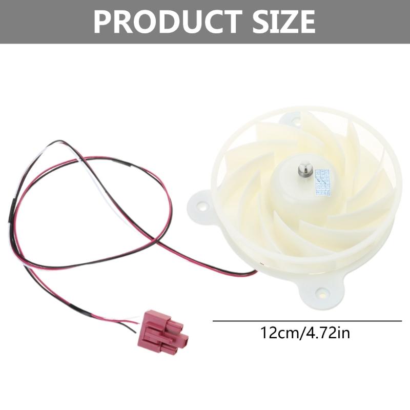 ZWF-30-3 Refrigerator Evaporator Fan Motor Replacement Part Refrigerator Freezing Fan Motor Replacement  DC12V 2.5W