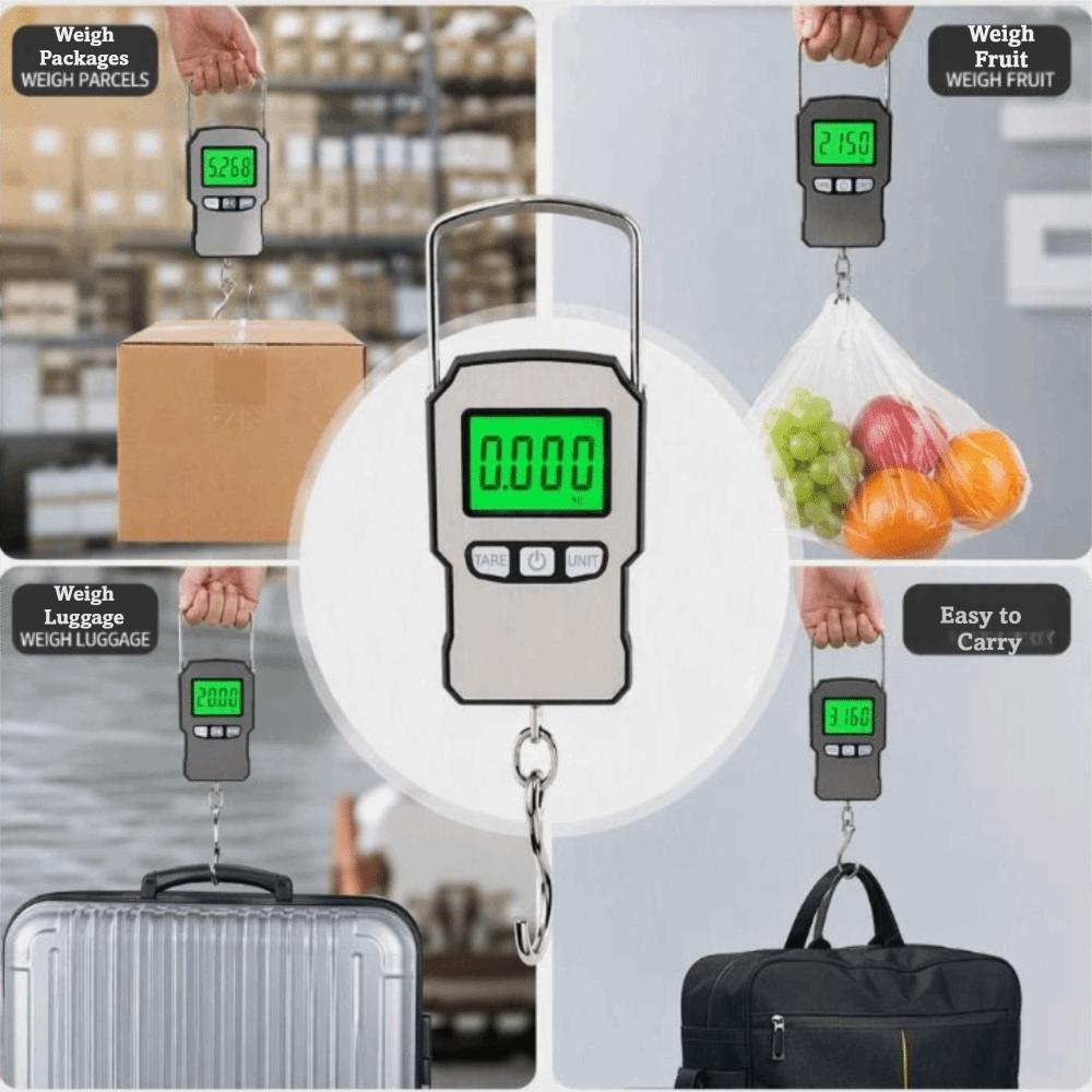 High Precision Digital Luggage Scale Multi-function Portable Weighing Scale Hanging Scale Shipping