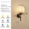 Nordic Retro Chinese-Style Wall Lamp: Solid Wood & Cream Bedside Light for Bedroom, Living Room & Aisle Decorations