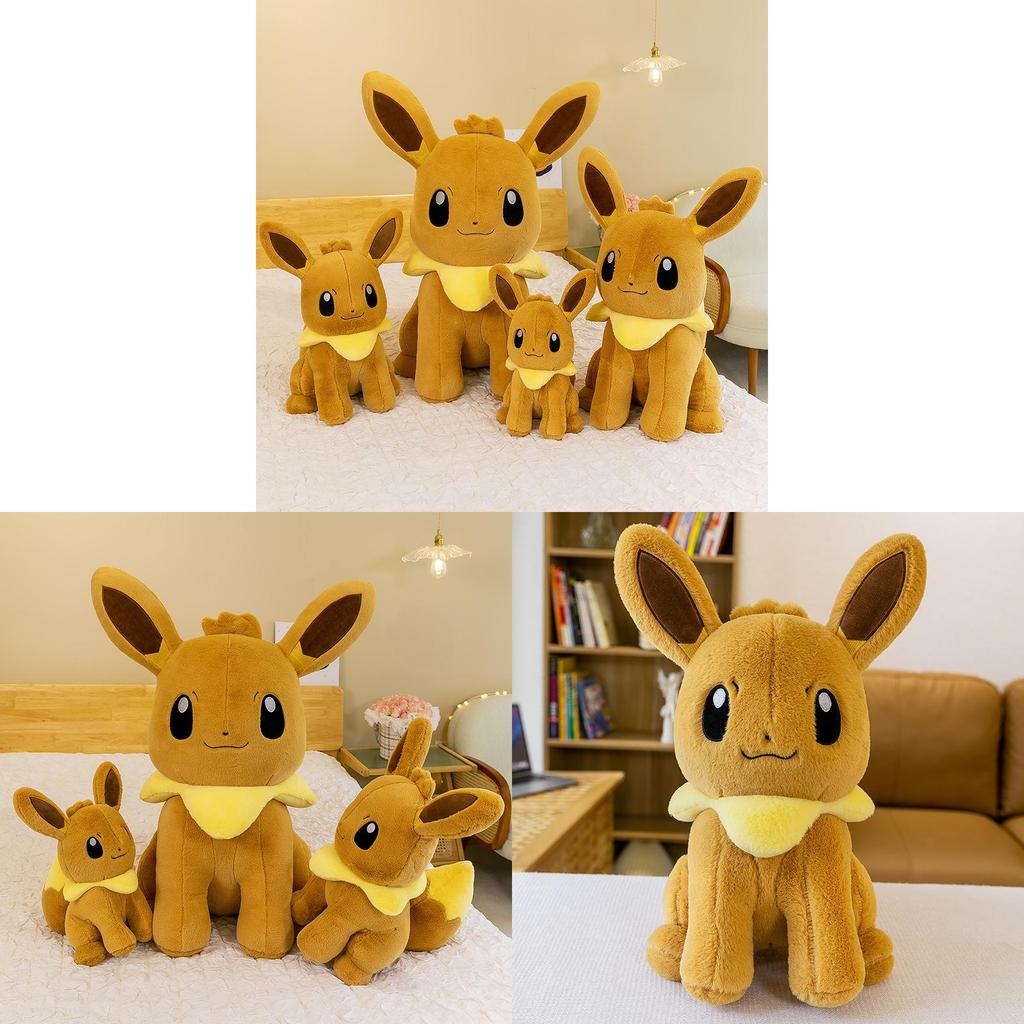 Pokemon Eevee Plush Toy Large Cartoon Stuffed Animal For Collectors And Kids