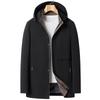 Lente en Herfst Middellange Windjack met Capuchon Herenjas Jeugd Trendy Casual Jas