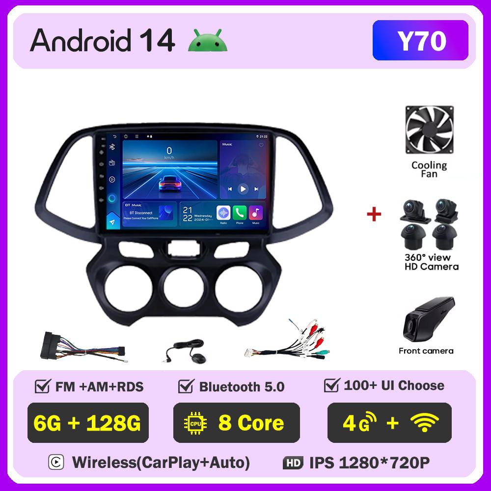 For Hyundai Santro Atos 2018 2019 Car Radio Player Car Carplay Screen Autoradio Mirror Link Car Intelligent Systems Touch Screen