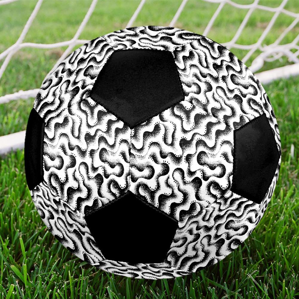 1pc Abstract Organic Outdoor Sports Football, Size 5, Comfortable And Durable Feel,Gift yy26060434
