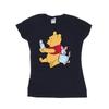 Winnie the Pooh Womens/Ladies Reading Cotton T-Shirt