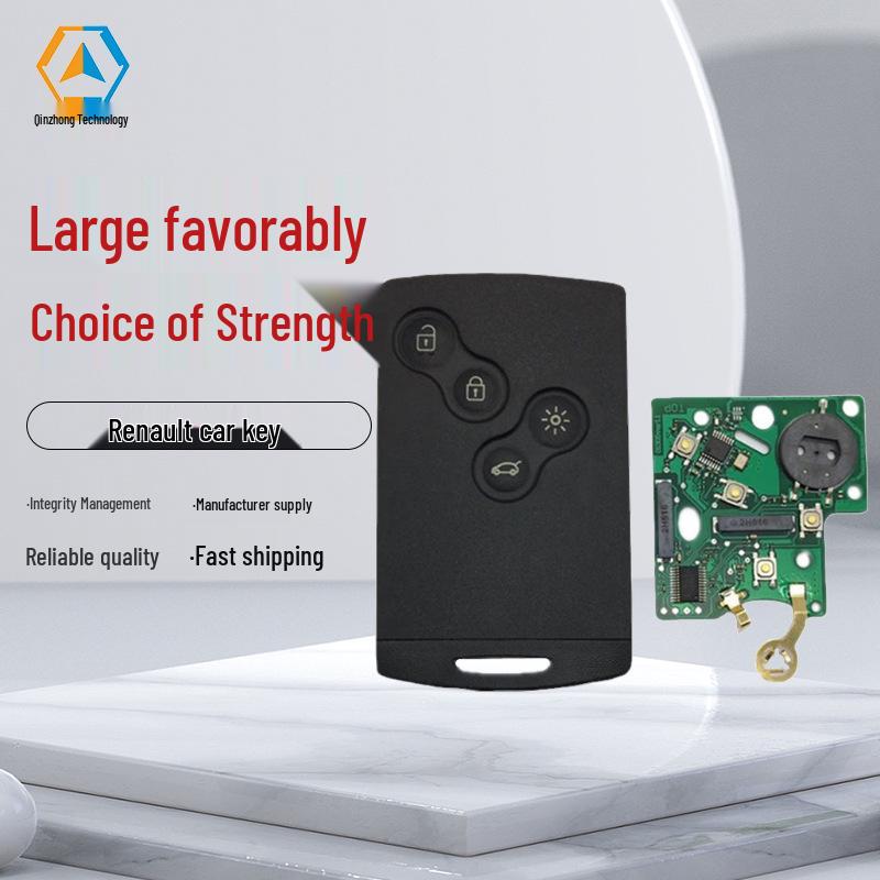 

Смарт-ключ Renault Koleos с 4 кнопками (433 МГц, чип 7952)