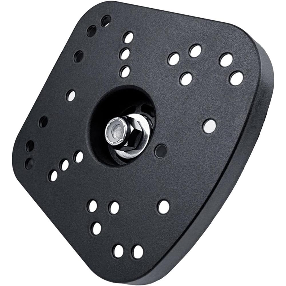 Suport de bază rotativ la 360 de grade pentru montare, marin, pentru caiac, montură de bază pentru sonar de pescuit, placă de montare pentru sonar de pescuit, suport rotativ pentru sonar de pescuit