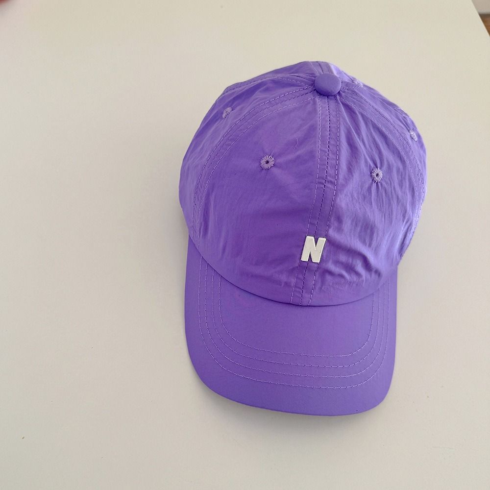 Letter N Children Baseball Cap Summer Sun Protection Cap Trendy Boys Girls Peaked Hat  Kids