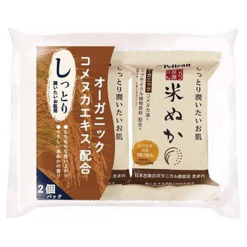 Pelican Natural Wave Soap Rice Bran 2 pcs, 200g, 1 pcs