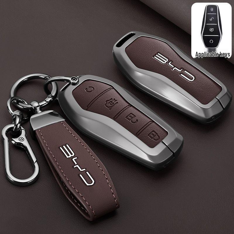 BYD Song Plus Key Case for 25 Model, Qin Plus, Seagull, Song L, DMI, Han EV Pro Buckle Cover