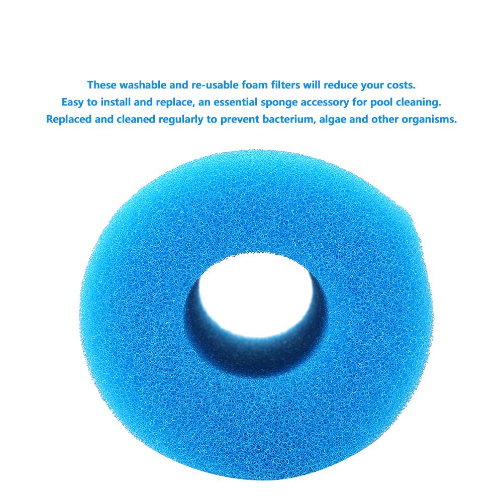 Reusable Swimming Pool Filter Foam Sponge Cartridge Replacement Washable Pool Cleaning Accessories