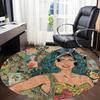 1pc Wonder Woman Comics Office Round Area Rug, Under Office Chairs Bedroom Living Room Home Decor, Room Deco, Available in Various Sizes