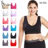 Women Plus Size Sports Bra Seamless Wireless Comfortable Yoga Fitness Underwear Female Vest M-4XL