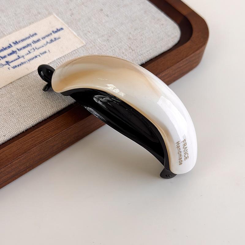 Temperament High Ponytail Clip Headband Korean Simple Retro Twist Hair Clip Women Girls Sweeet Hairpins Solid Color Barrettes