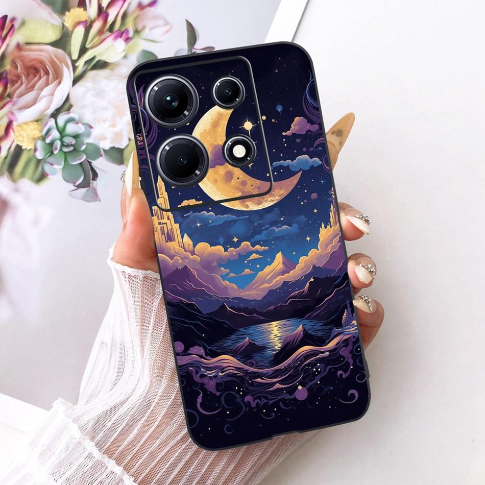 For Infinix Note 30 30Pro X678B X6716B X6711 Cool Dragon Tiger Phone Case Note 30 Pro Note30 4G 5G Black Silicone Soft Cases