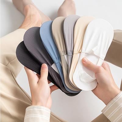 Men Boat Socks Fashion Summer Thin Invisible Sock Breathable Soft Casual Sox High Quality Elastic Mesh Sokken Meias Socks