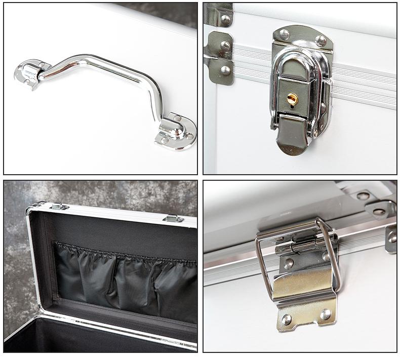 Portable Aluminum Alloy Lockable Tool and Beauty Storage Case