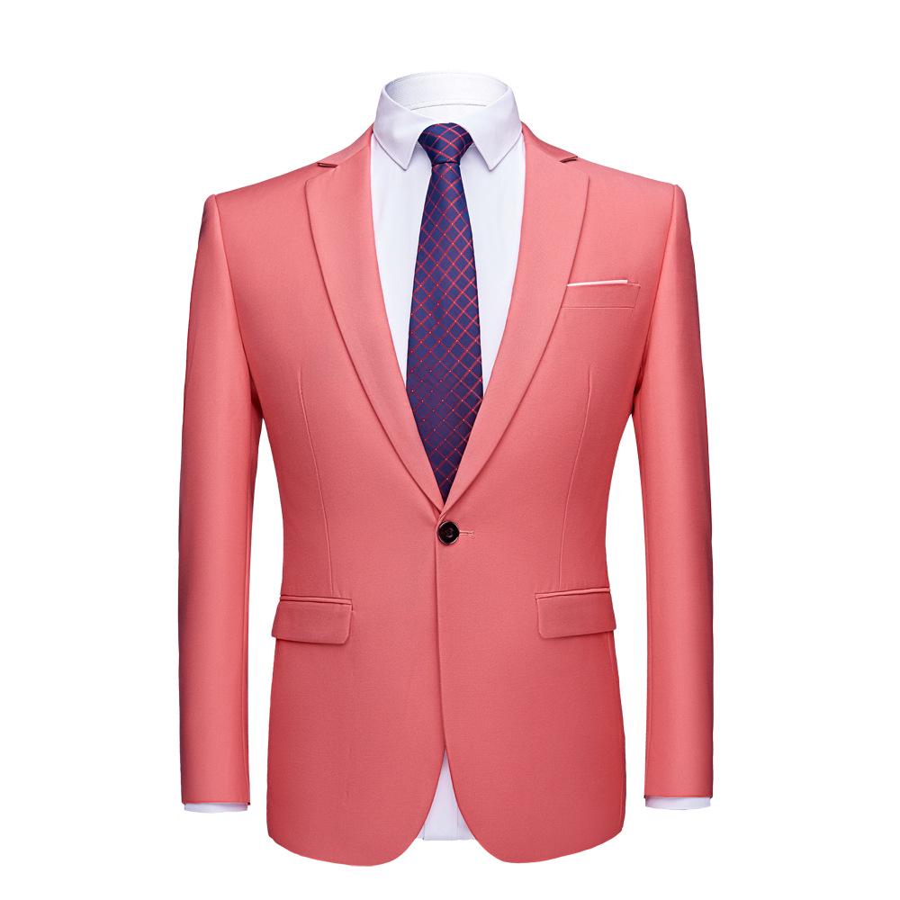 Men's Slim Fit Casual Blazer - Business & Groomsman Jacket