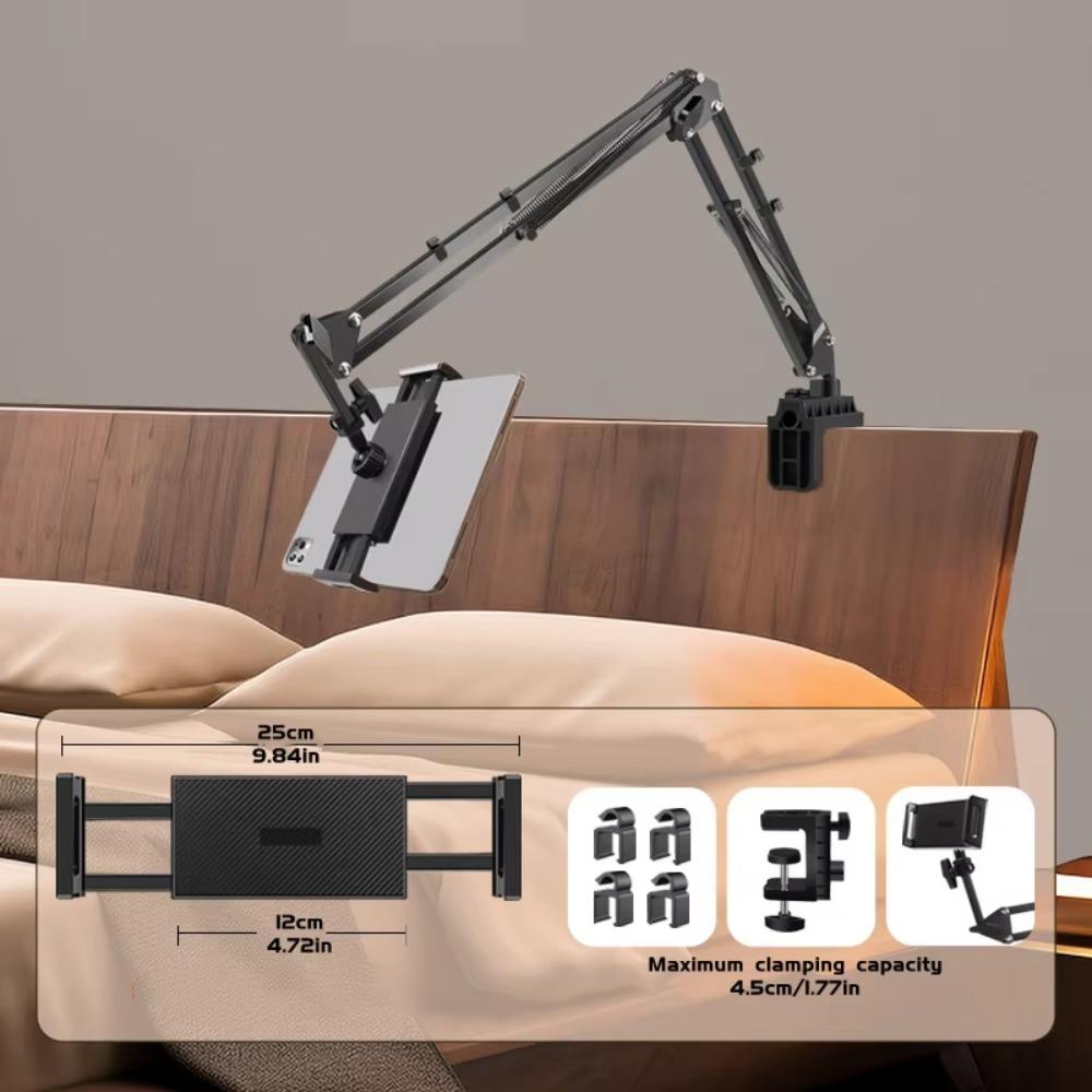 

Rotatable Bed Tablet Holder Long Arm Desktop Support Stand for 4.7-13 for iPad Mini Air Pro A