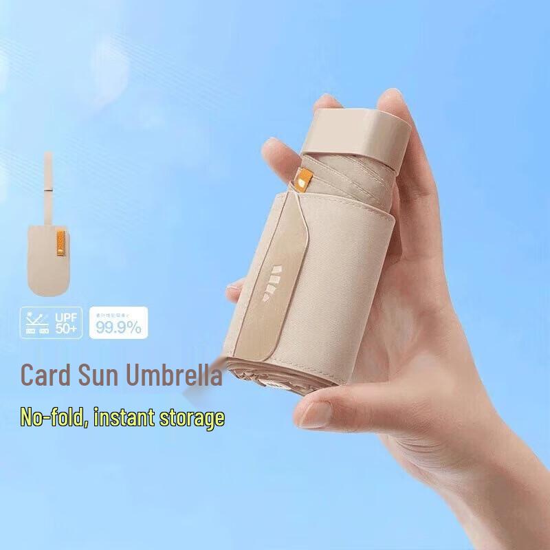 Beneunder Ultra-Compact Six-Fold UV Travel Umbrella