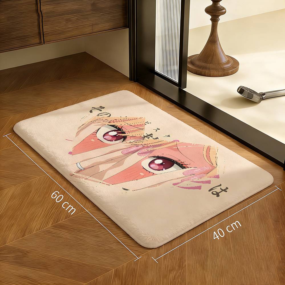 M-My Dress-Up Darling Anime Fußmatte Rechteckig Rutschfest Zuhause Weich Badezimmermatte Eingangstür Innen Außen Matte Hotel Dekor Matte